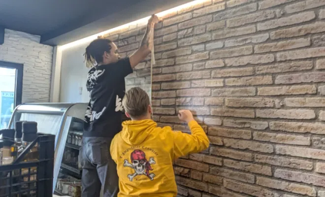 Réalisation d'une enseigne pour une Boucherie à Cannes, Cannes, L'impression Cannoise